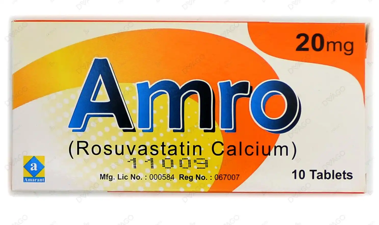 Amro Tablets 20mg